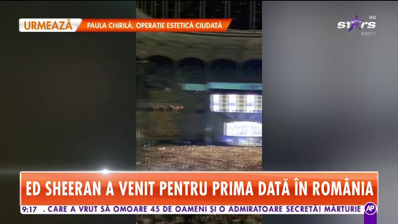Star Matinal. Imagini exclusive de la concertul lui Ed Sheeran. Cum a fost primit artistul de fanii din Rom&acirc;nia