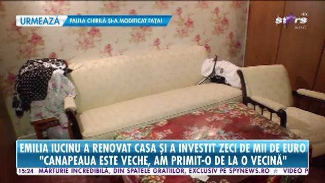 Star Magazin. Emilia Iucinu a renovat casa şi a investit zeci de mii de euro: Chiar dacă sunt bătr&acirc;nă și bolnavă, &icirc;ncă pot să duc