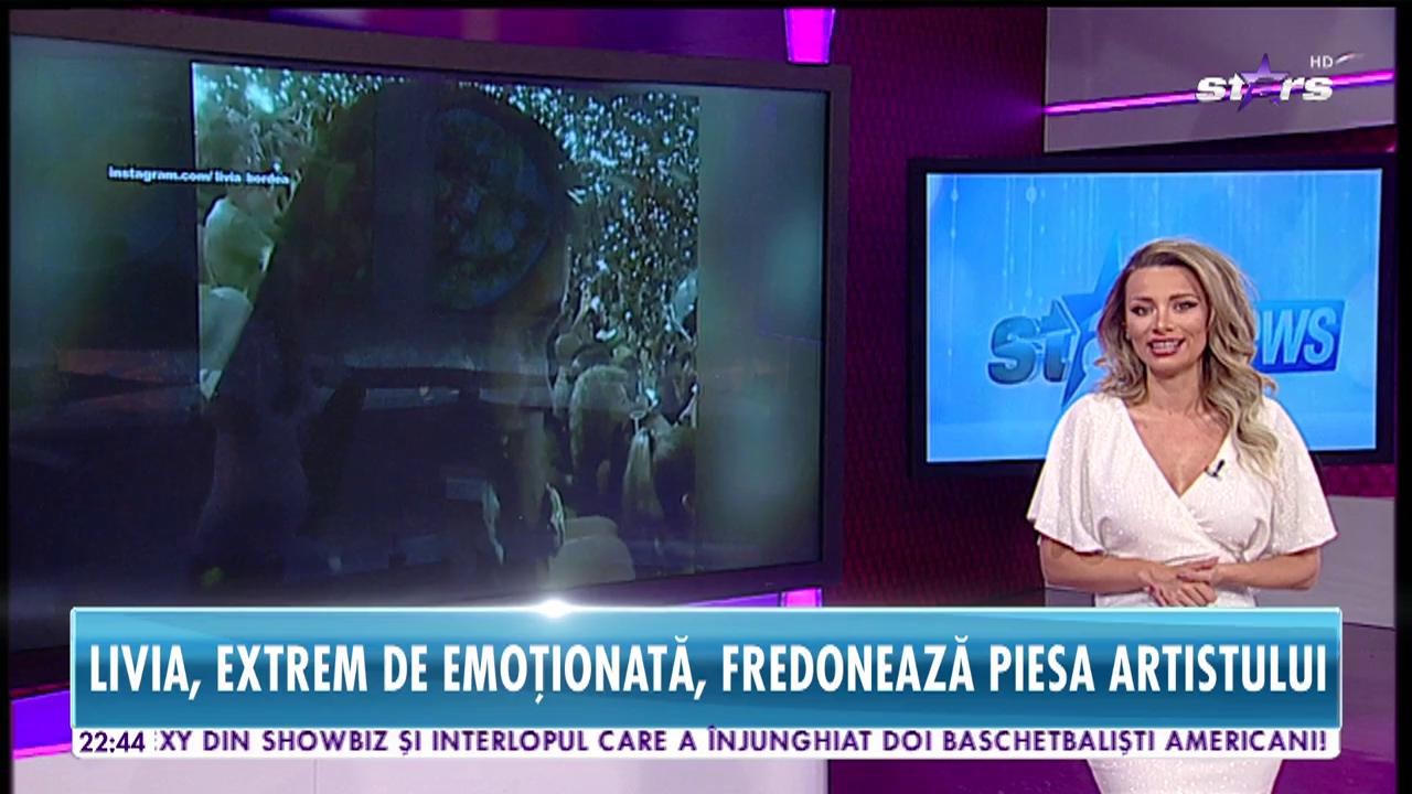 Livia, soţia lui Cătălin Bordea, cu ochii &icirc;n lacrimi la concertul lui Ed Sheeran