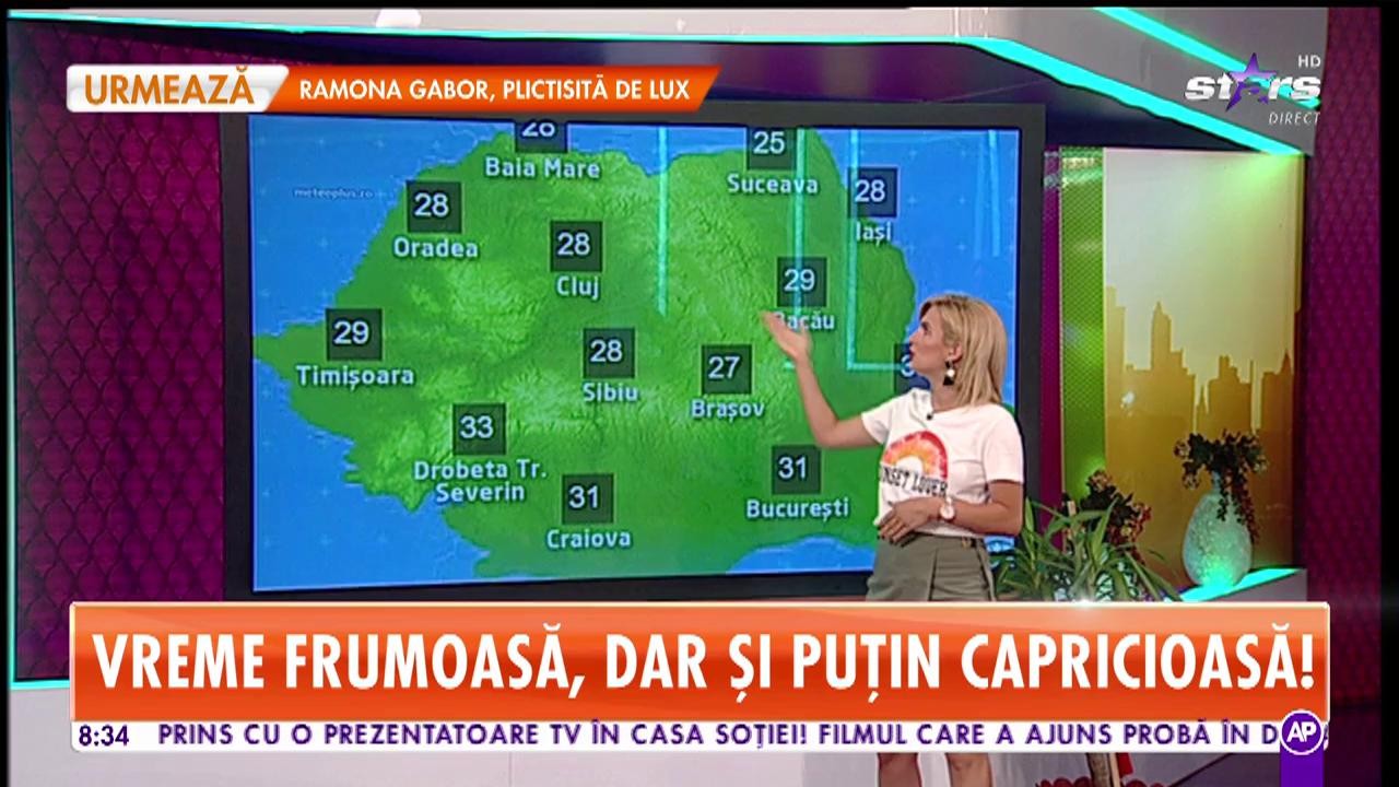 Star Matinal. Vreme frumoasă &icirc;n toată țara. Temperatura maximă ajunge p&acirc;nă la 32 de grade celsius