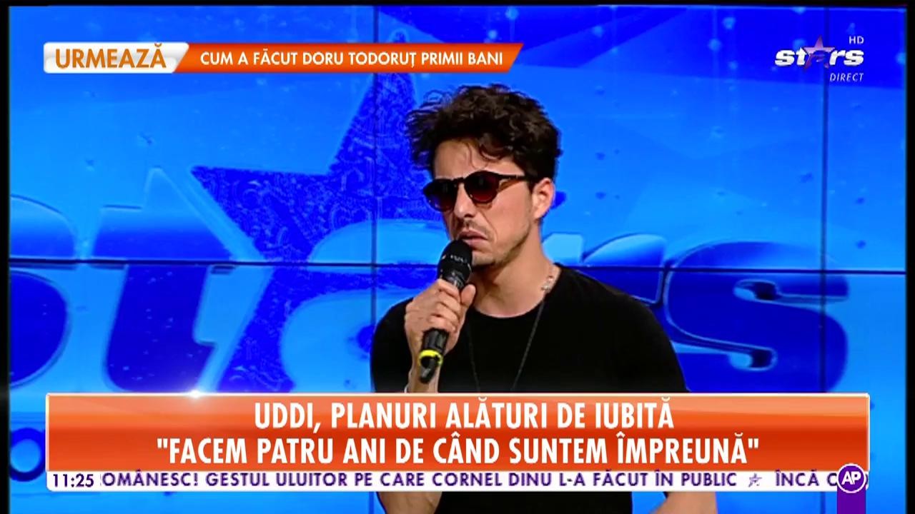 Uddi, planuri alături de iubită: Facem patru ani de c&acirc;nd suntem &icirc;mpreună