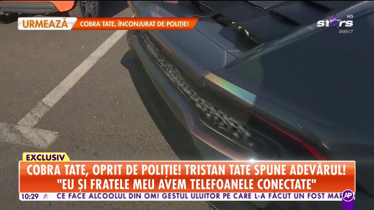 Cobra, fratele lui Tristan Tate a intrat &icirc;n belele! A fost oprit de Poliţie!