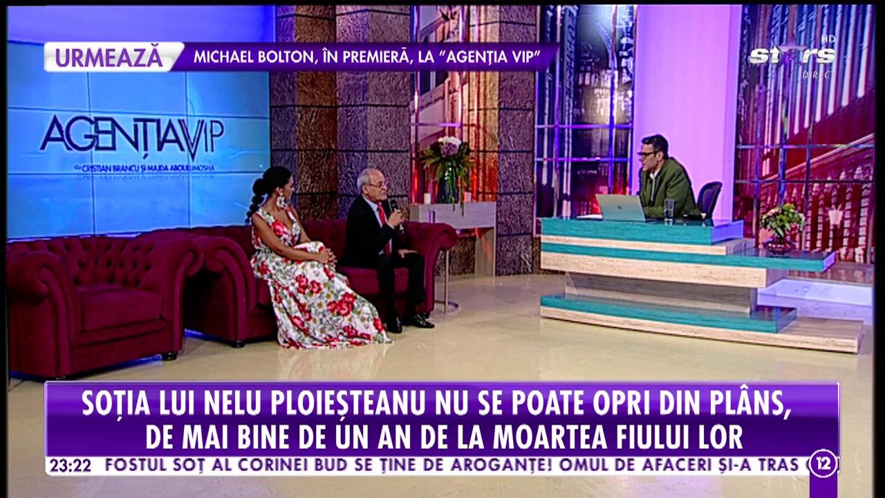 Soţia lui Nelu Ploieşteanu nu se poate opri din pl&acirc;ns, la mai bine de un an de la moartea fiului lor