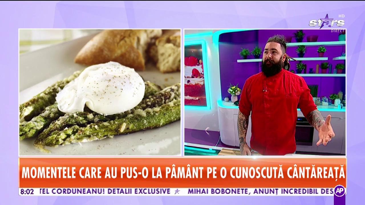 Star Matinal. Rețeta Zilei! Chef Berry pregătește Brioșă cu sparanghel și ou poșat