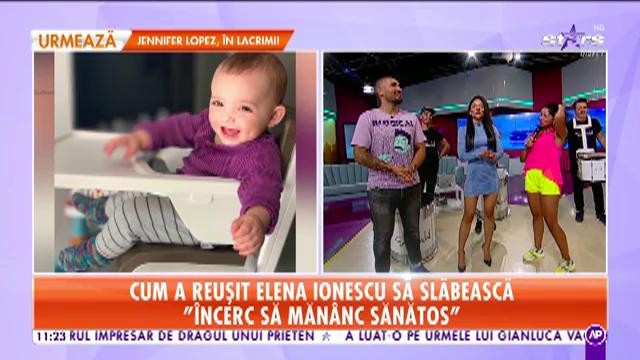 Star Matinal. Elena Ionescu a topit deja kilogramele acumulate &icirc;n timpul sarcinii: &Icirc;ncerc să măn&acirc;nc sănătos