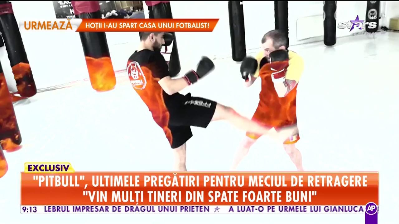 Ionuţ Pitbull Atodiresei, ultimele pregătiri pentru meciul de retragere: Vin mulți tineri din spate foarte buni