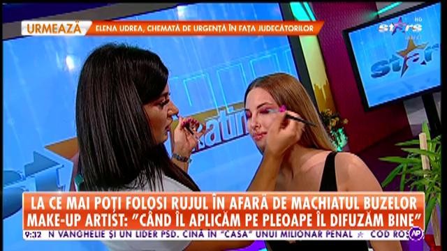 Star Matinal. La ce mai poți folosi rujul &icirc;n afară de machiatul buzelor