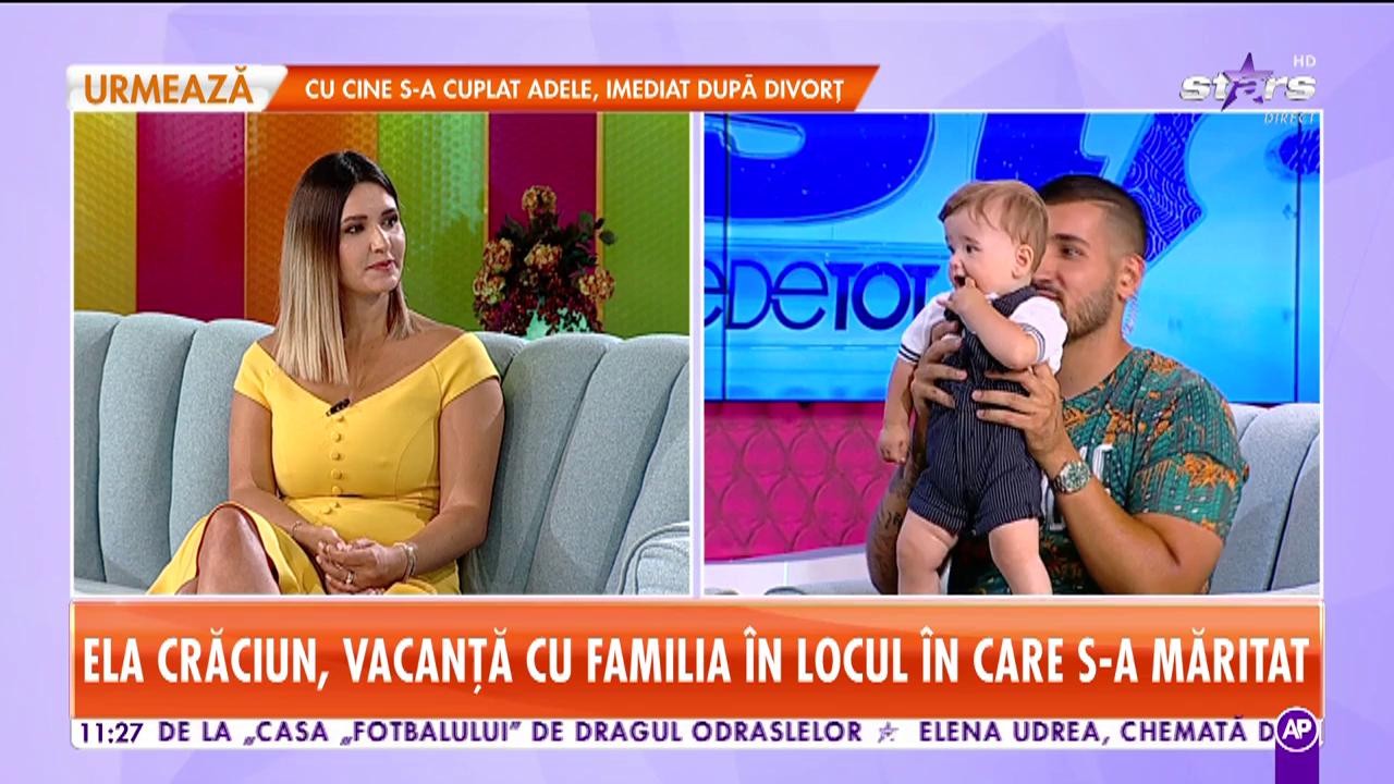 Star Matinal. Ela Crăciun, vacanță cu familia &icirc;n locul &icirc;n care s-a măritat