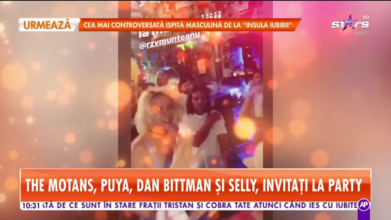 Star Matinal. Soţul Deliei şi-a sărbătorit ziua de naştere &icirc;n stil mare. The Motans, Puya, Dan Bittman, Selly, invitaţi la party