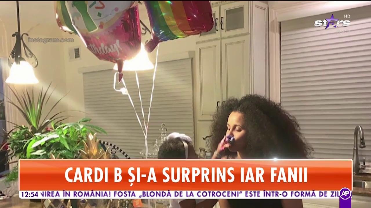 Star Matinal. Cardi B și-a surprins iar fanii. Vedeta a apărut fără niciun strop de machiaj