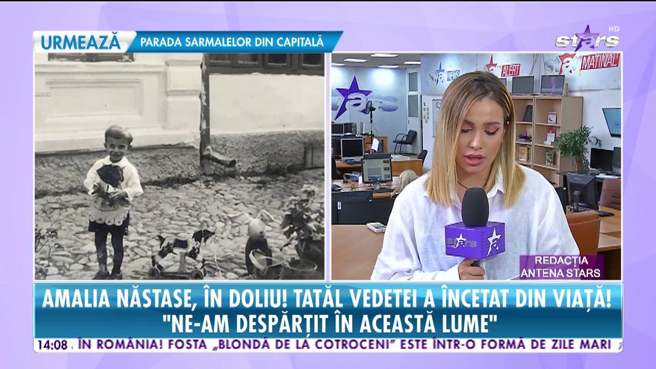 Star Magazin. Amalia Năstase, &icirc;n doliu. Tatăl vedetei a &icirc;ncetat din viață