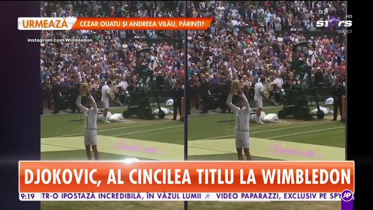 Star Matinal. Novak Djokovic, al cincilea titlu la Wimbledon