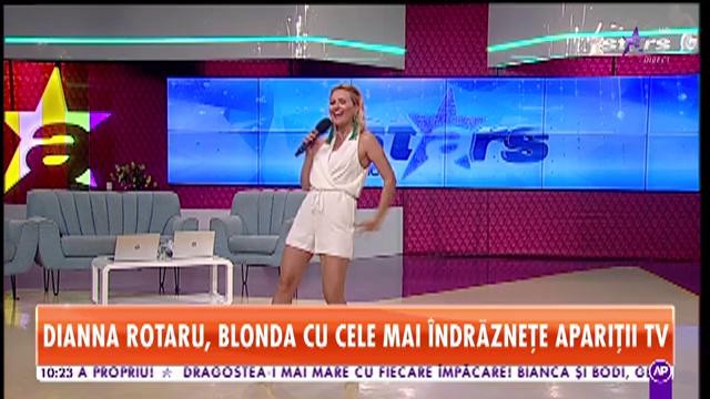 Dianna Rotaru c&acirc;ntă la Star Matinal melodia Caravana