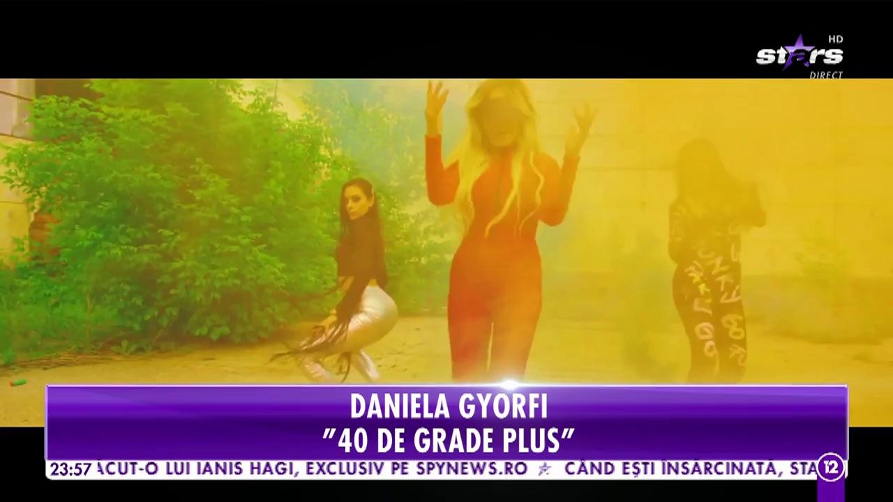 Agenția VIP. Daniela Gyorfi c&acirc;ntă melodia 40 de grade plus