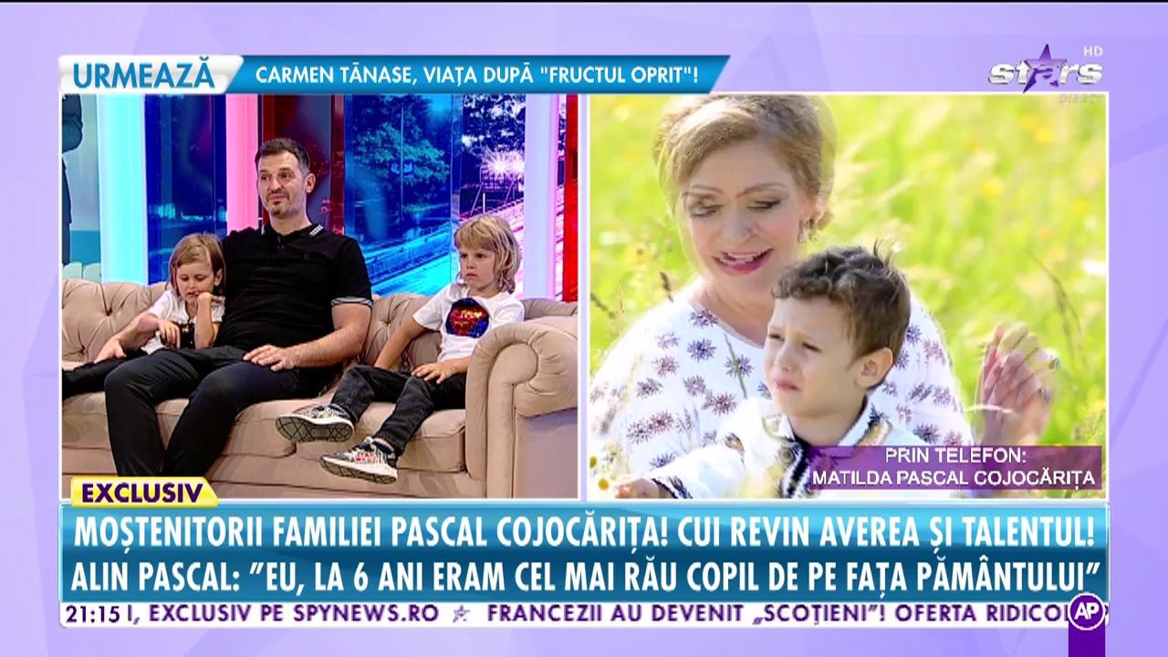 Moştenitorii familiei Pascal Cojocăriţa! Cele trei generaţii de artişti, în platoul lui Morar!