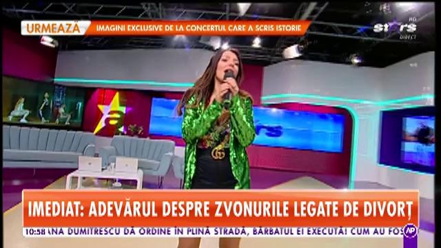 Celia a c&acirc;ntat la Star Matinal melodia Flama