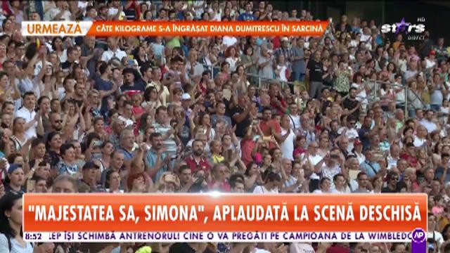 Simona Halep: "Mulțumesc că m-am născut în România!" Momente emoționante pe Arena Națională! Nadia Comăneci i-a fost alături!