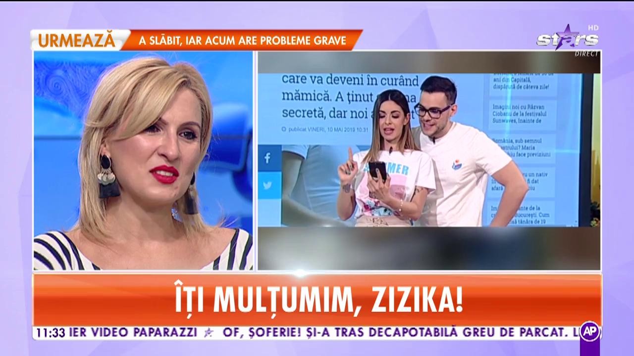 Star Matinal. Zizika, &icirc;n lacrimi la final de emisiune! Matinalii &icirc;i urează mult succes &icirc;n noul capitol din viață