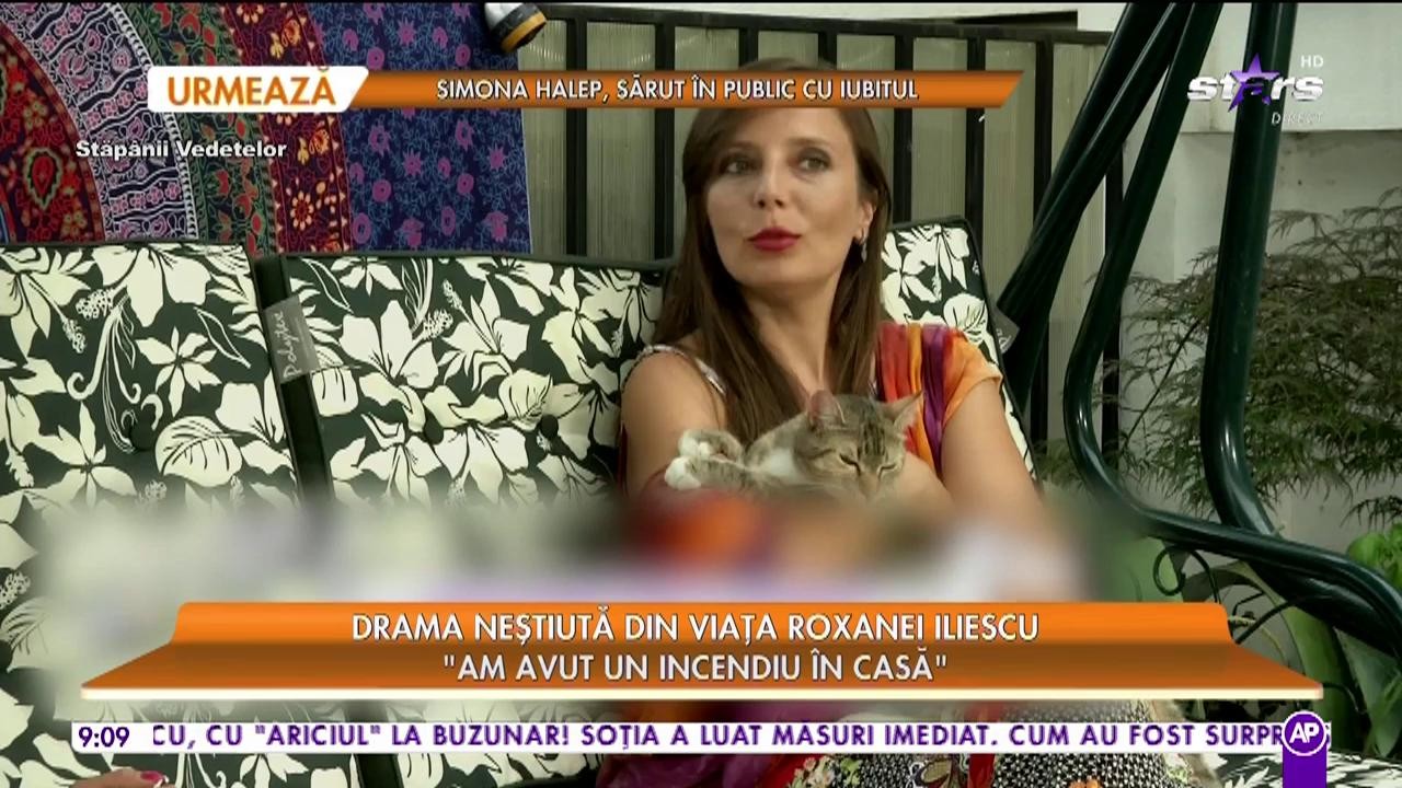 Drama neştiută din viaţa Roxanei Iliescu! "&Icirc;n urma unui incendiu mi-am pierdut una dintre cele mai dragi fiinţe"