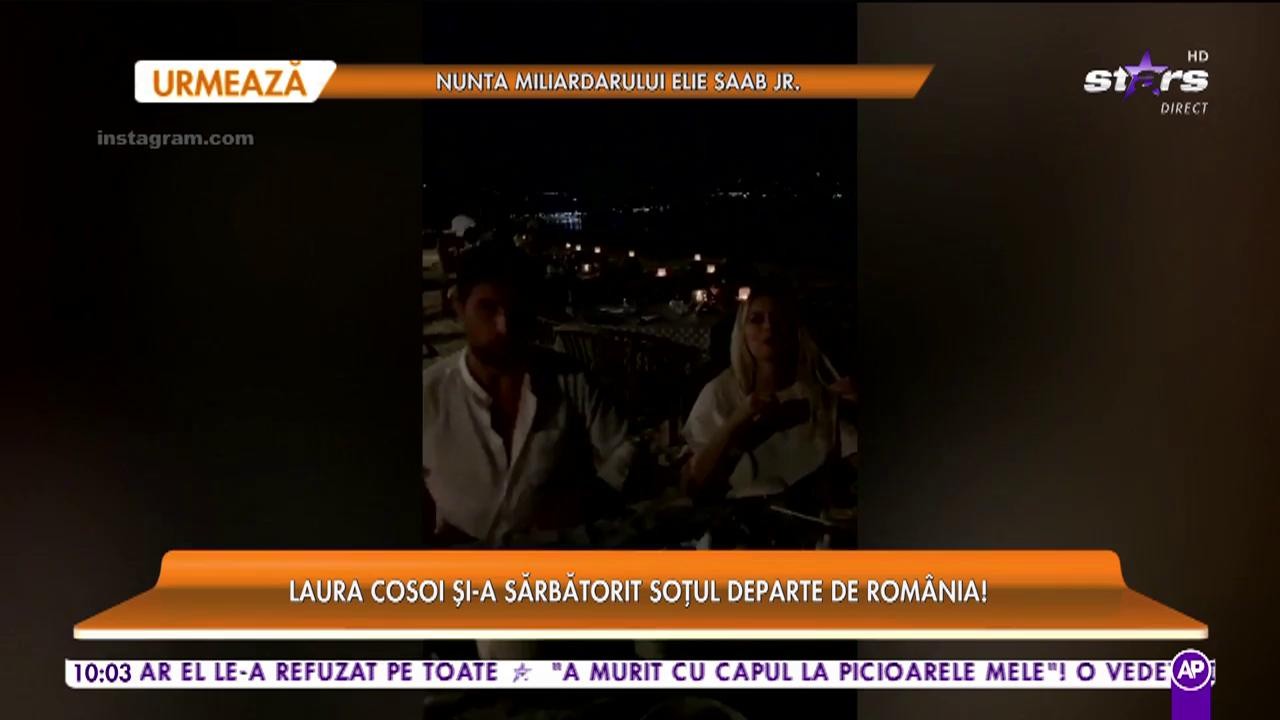 Laura Cosoi şi-a sărbătorit ziua soţului, &icirc;n vacanţă!