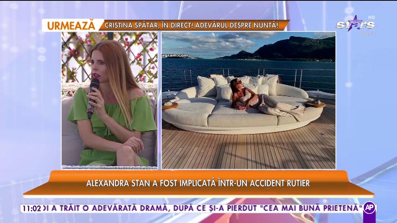 Alexandra Stan a fost implicată &icirc;ntr-un accident rutier