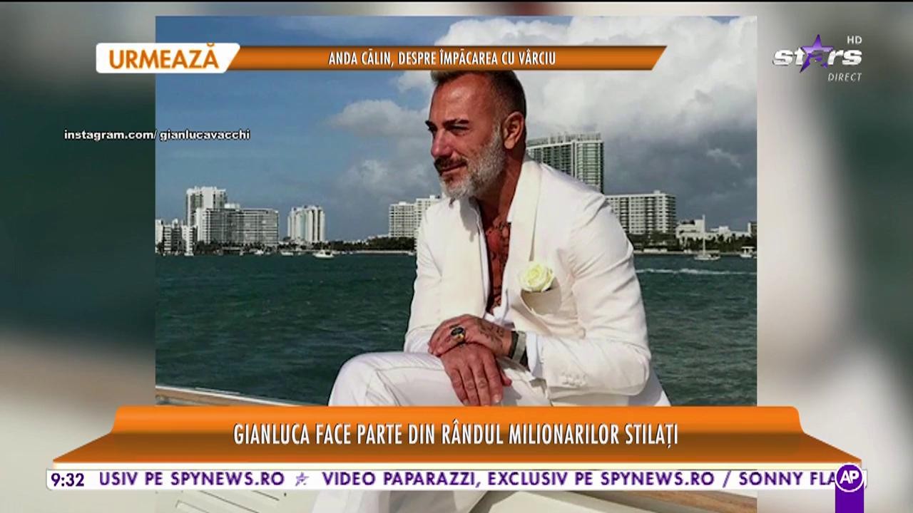 Lecţii de stil de la Gianluca Vacchi! C&acirc;t investeşte &icirc;n imaginea lui