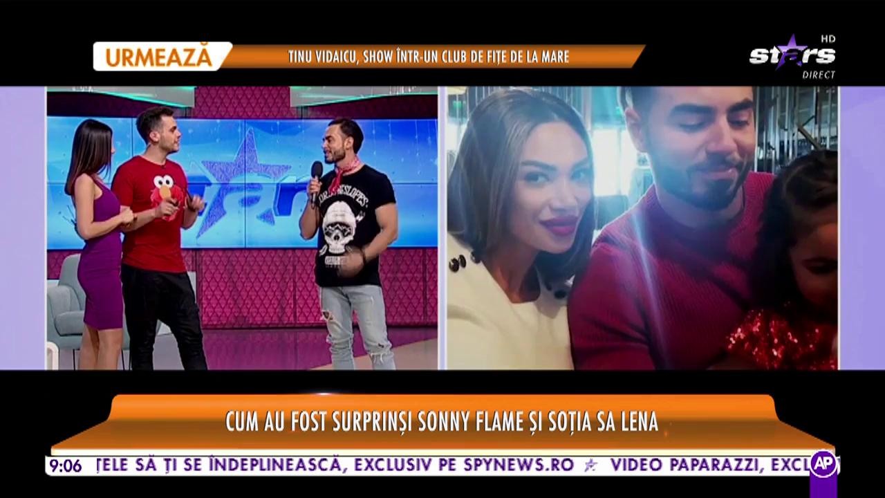 Cum au fost surprinşi Sonny Flame şi Lena, soţia lui