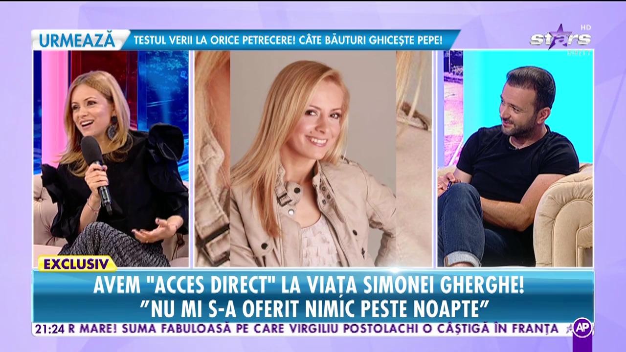 Răi da buni. Acces direct la viața Simonei Gherghe: Mi-e dor de televiziune