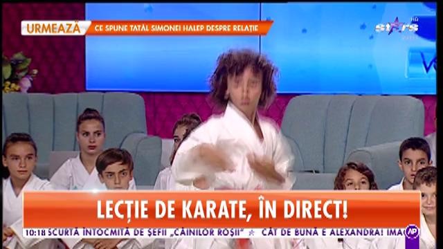 Lecţie de karate, &icirc;n direct, la Star Matinal! Copiii antrenaţi de fraţii Cheleş au făcut o demonstraţie de forţă!