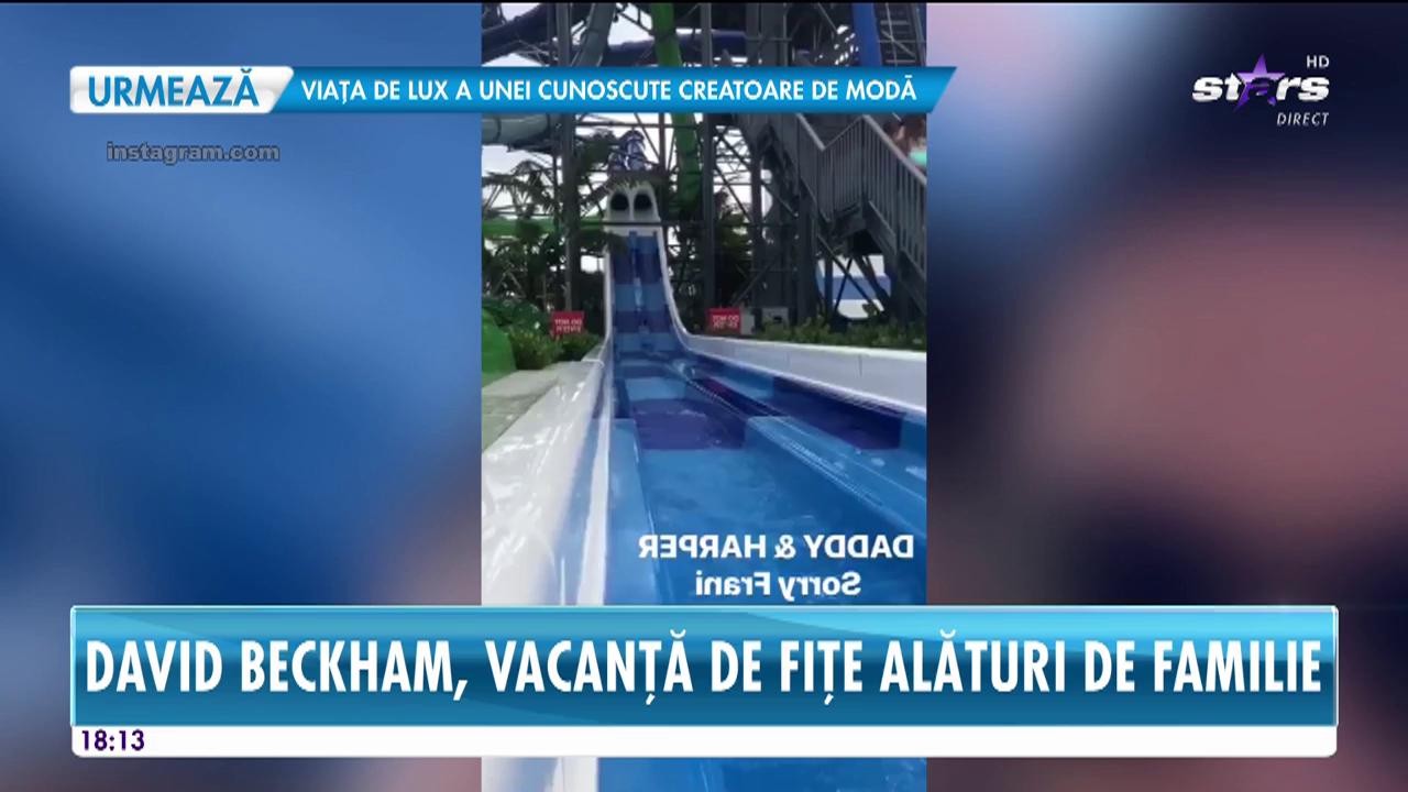 Star News. David Beckham, momente inedite alături de copiii lui, &icirc;ntr-o locație exclusivistă