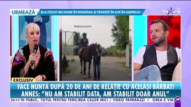 Răi da buni. Annes face nuntă după 20 de ani de relație cu același bărbat
