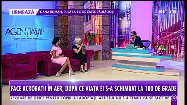 Agenția Vip. Sanda Ladoși face acrobații &icirc;n aer, după ce viața ei s-a schimbat la 180 de grade