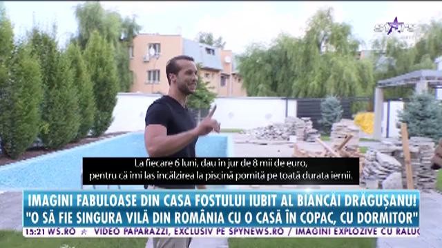 Imagini fabuloase din casa fostului iubit al Biancăi Drăguşanu! Tristan Tate &icirc;şi face vilă de 1 milion de dolari!