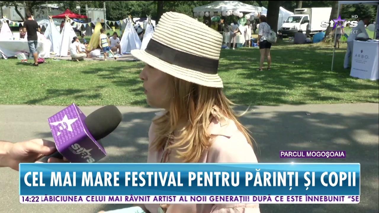 Star News. Festival pentru părinţi şi copii, &icirc;n parcul Mogoșoaia. Simona Gherghe: Facem față cu brio caniculei