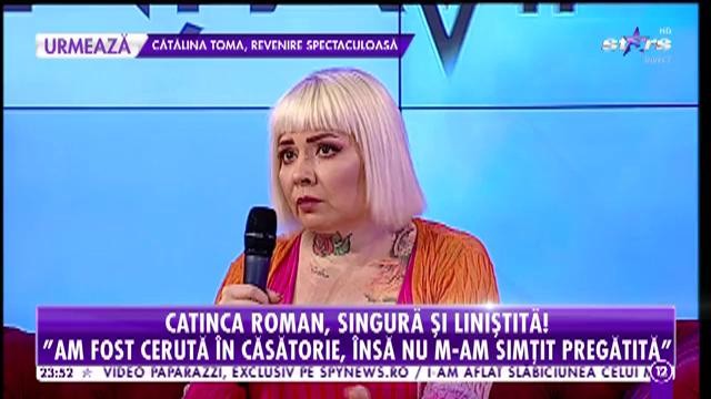 Agenția VIP. Catinca Roman, cea mai cool mamă din showbiz, dezvăluiri fără perdea! De ce nu s-a căsătorit niciodată