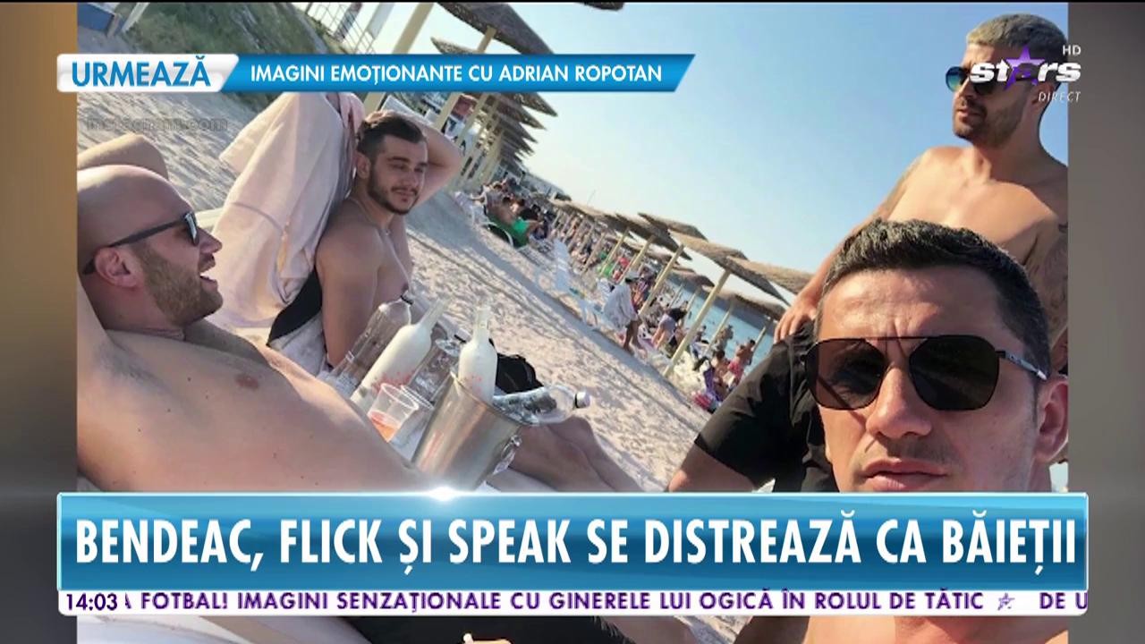 Star News. Bendeac, Flick și Speak se distrează ca băieții