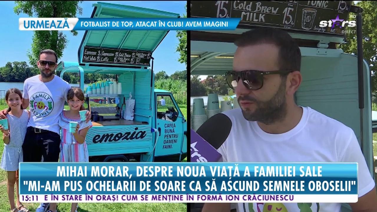 Star News. Mihai Morar, totul despre noua viață a familie sale: Mi-am pus ochelarii de soare ca să ascund semnele oboselii