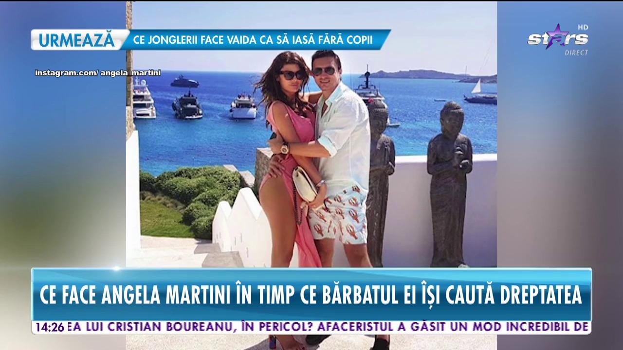 Star News. Ce face Angela Martini &icirc;n timp ce bărbatul ei &icirc;şi caută dreptatea şi stă ascuns!