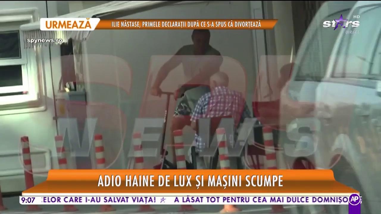 Star Matinal. Imagini rare cu Victor Becali! A spus adio ţinutelor elegante şi maşinilor luxoase și s-a afișat așa pe stradă