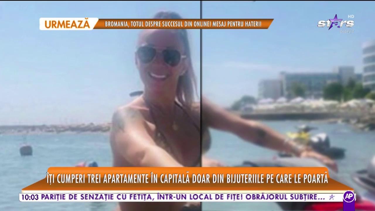 Star Matinal. Cu c&acirc;ți bani a venit Anamaria Prodan la plajă! &Icirc;ți cumperi trei apartamente &icirc;n Capitală doar din bijuteriile pe care le poartă