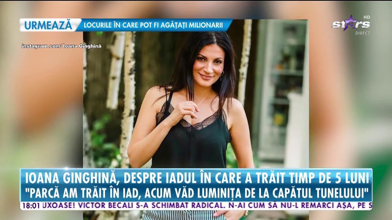 Ioana Ginghină, despre iadul &icirc;n care a trăit timp de cinci luni!