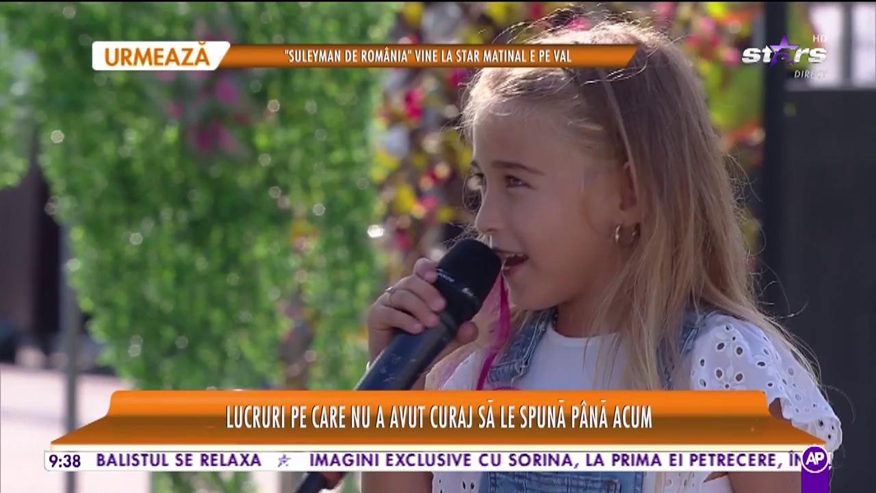 Star Matinal. Maria Lungu, un artist mic cu planuri mari: C&acirc;nd voi fi mare, vreau să fiu tot ca mine