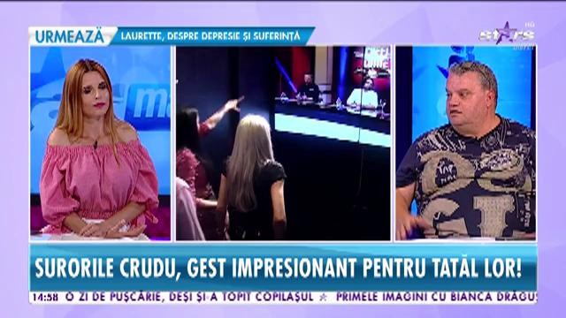 Star News. Surorile Crudu, gest impresionant pentru tatăl lor! Cum &icirc;l răsplătesc pentru c&acirc;t s-a chinuit să le crească singur!