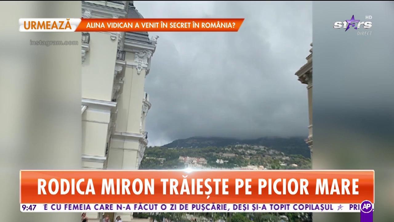 Star Matinal. Rodica Miron trăiește pe picior mare! A plecat &icirc;ntr-o vacanță de lux &icirc;n Monte Carlo