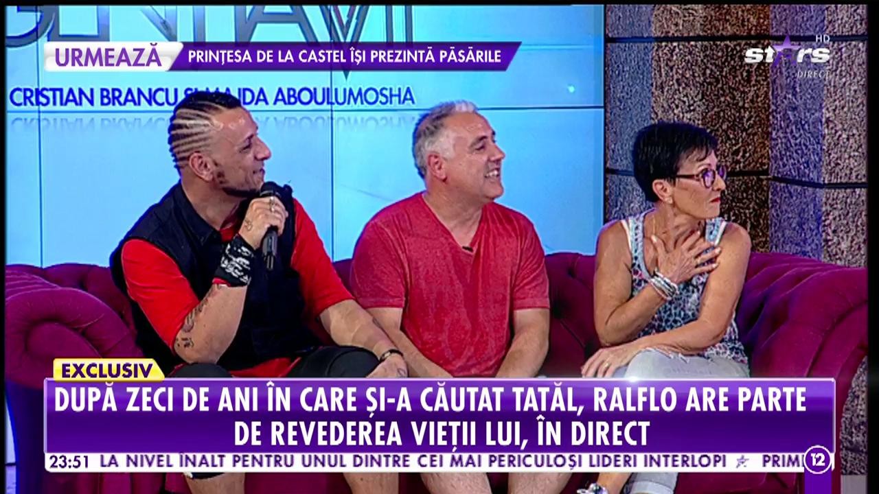 Ralflo şi mama lui, pentru prima dată &icirc;ntr-un platou de televiziune