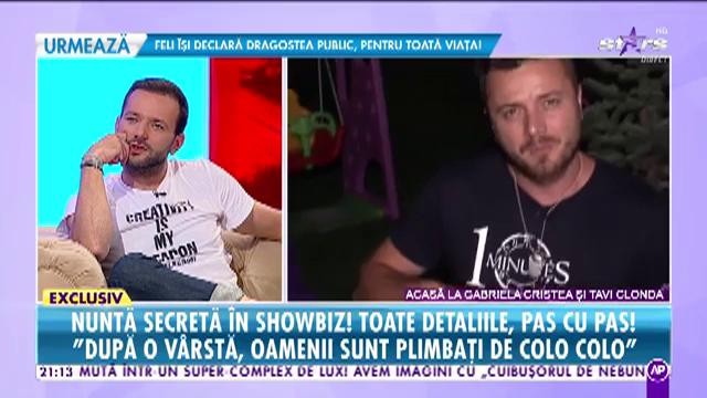 Nuntă în secret în showbiz! Gabriela Cristea şi Tavi Clonda dau toate detaliile!