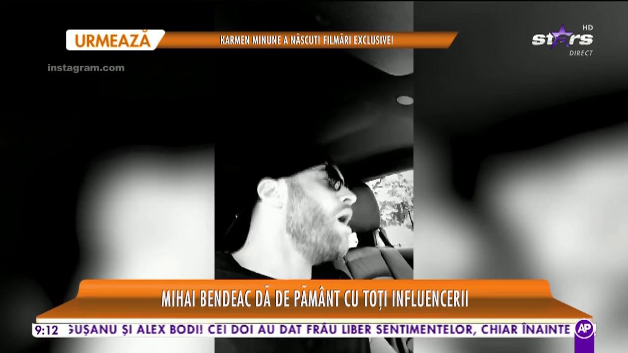 Star Matinal. S-a săturat de luxul și de opulența de pe Instagram. Cum &icirc;i pune la punct Mihai Bendeac pe influenceri
