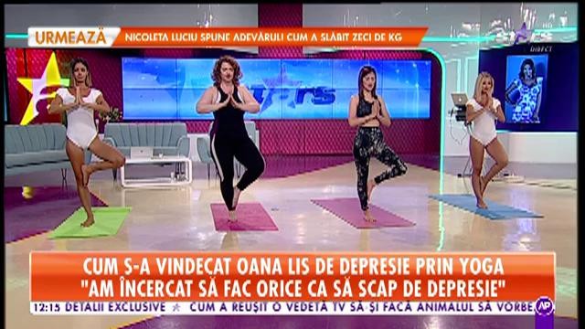 Oana Lis a găsit metoda ideală pentru a-şi schimba viaţa! Soţia lui Viorel Lis s-a apucat de yoga