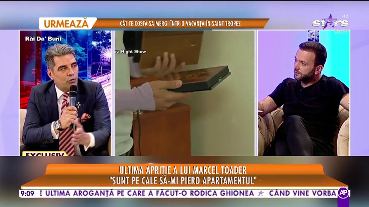 Ultima apariție la tv a lui Marcel Toader