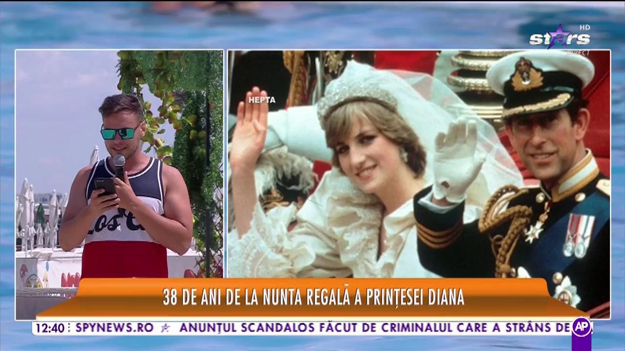 S-au &icirc;mplinit 38 de ani de la nunta Prințesei Diana cu Prințul Charles